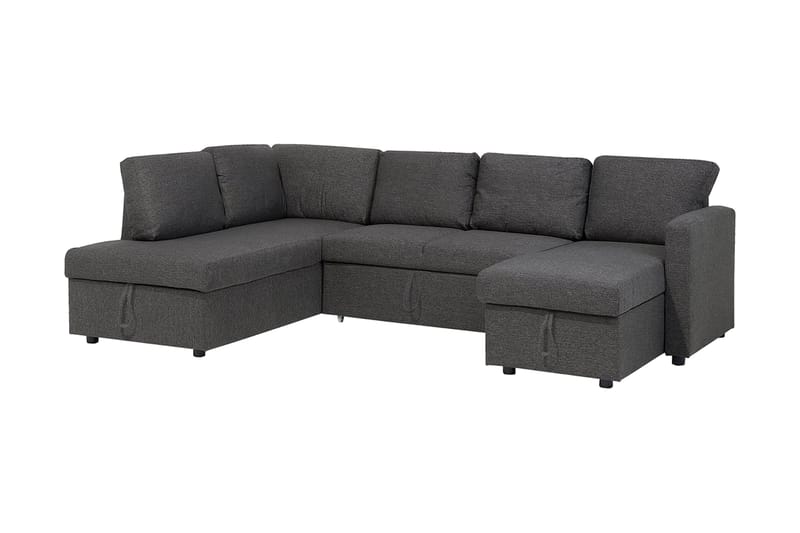 Bäddsoffa Karrabo 285 cm - Grå - Möbler - Soffa - Bäddsoffa - Bäddsoffa längsbäddad