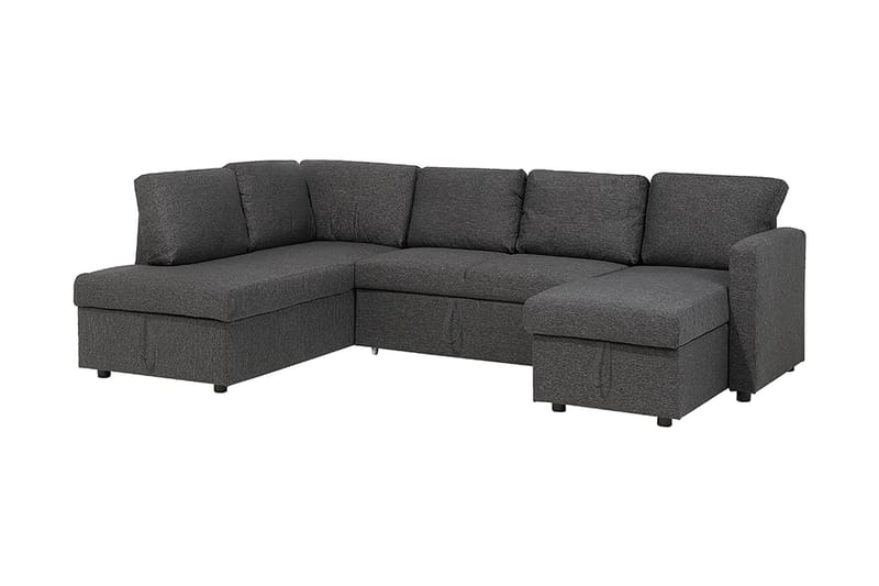 Bäddsoffa Karrabo 285 cm - Grå - Möbler - Soffa - Bäddsoffa - Bäddsoffa längsbäddad