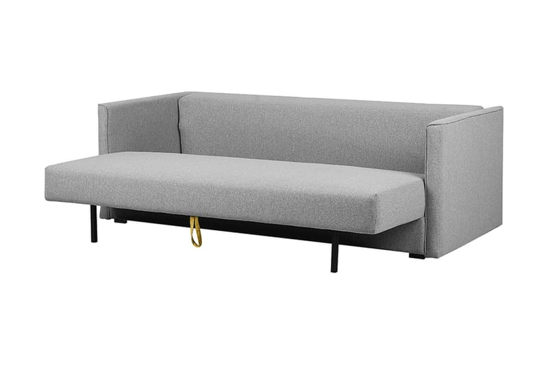 Bäddsoffa Eksjo 220 cm - Grå - Möbler - Soffa - Bäddsoffa - Bäddsoffa längsbäddad