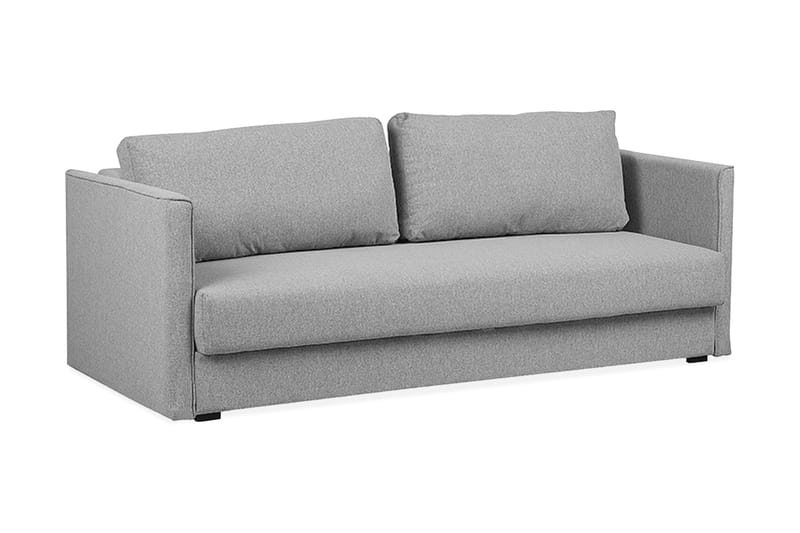 Bäddsoffa Eksjo 220 cm - Grå - Möbler - Soffa - Bäddsoffa - Bäddsoffa längsbäddad