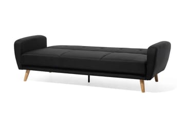 Bäddsoffa Florli 214 cm - Svart - Möbler - Soffa - Bäddsoffa - Bäddsoffa längsbäddad