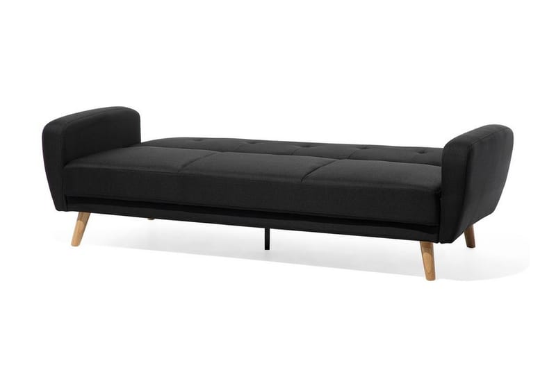 Bäddsoffa Florli 214 cm - Svart - Möbler - Soffa - Bäddsoffa - Bäddsoffa längsbäddad