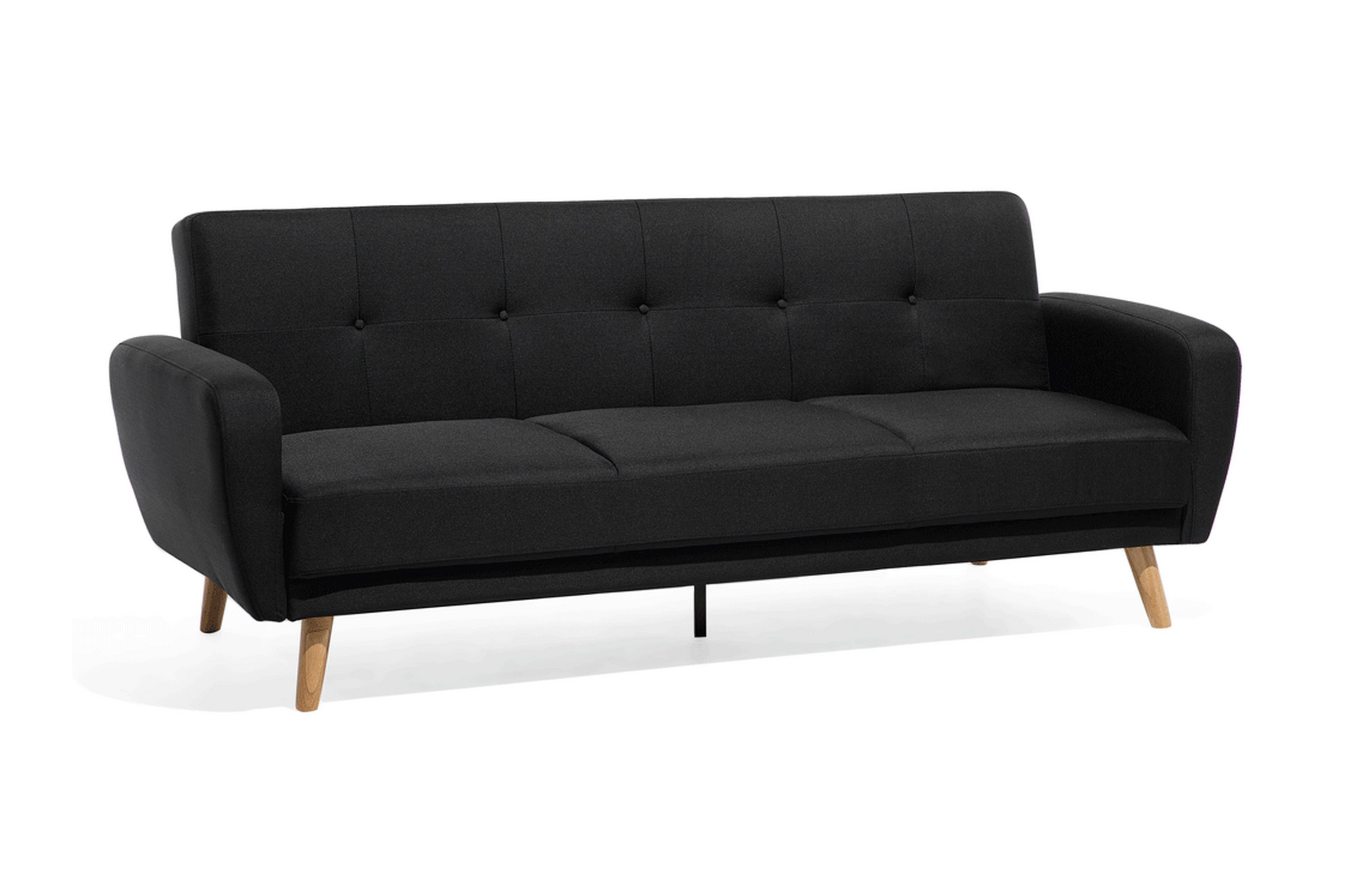 Bäddsoffa Florli 214 cm Svart