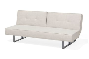 Bäddsoffa Dublin 190 cm - Beige|Grå - Möbler - Soffa - Bäddsoffa - Bäddsoffa längsbäddad