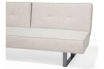 Bäddsoffa Dublin 190 cm - Beige|Grå - Möbler - Soffa - Bäddsoffa - Bäddsoffa längsbäddad