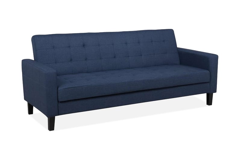 Bäddsoffa Vehkoo 200 cm - Blå - Möbler - Soffa - Bäddsoffa - Bäddsoffa längsbäddad