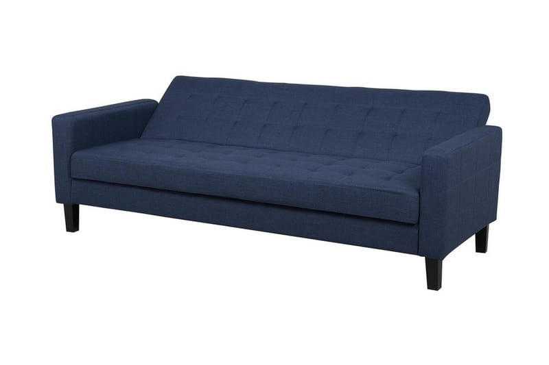 Bäddsoffa Vehkoo 200 cm - Blå - Möbler - Soffa - Bäddsoffa - Bäddsoffa längsbäddad