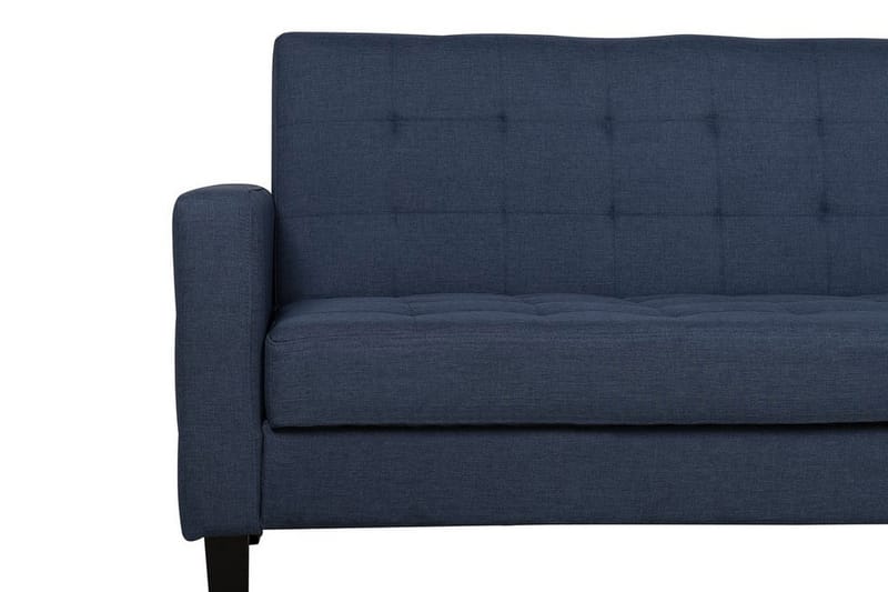 Bäddsoffa Vehkoo 200 cm - Blå - Möbler - Soffa - Bäddsoffa - Bäddsoffa längsbäddad