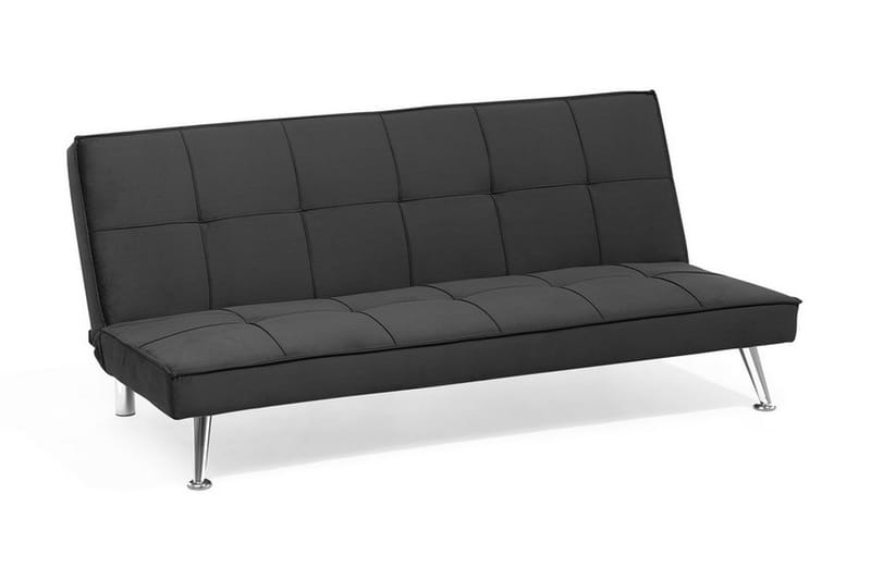 Bäddsoffa Hasle 168 cm - Svart - Möbler - Soffa - Bäddsoffa - Bäddsoffa längsbäddad
