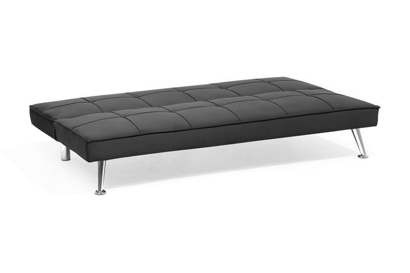 Bäddsoffa Hasle 168 cm - Svart - Möbler - Soffa - Bäddsoffa - Bäddsoffa längsbäddad
