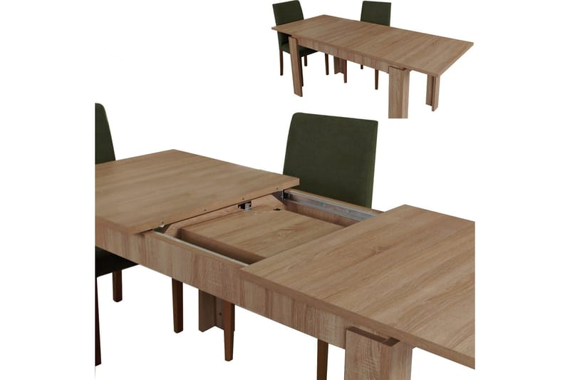 Matbord Skoglund Förlängningsbart - Brun - Matbord & köksbord