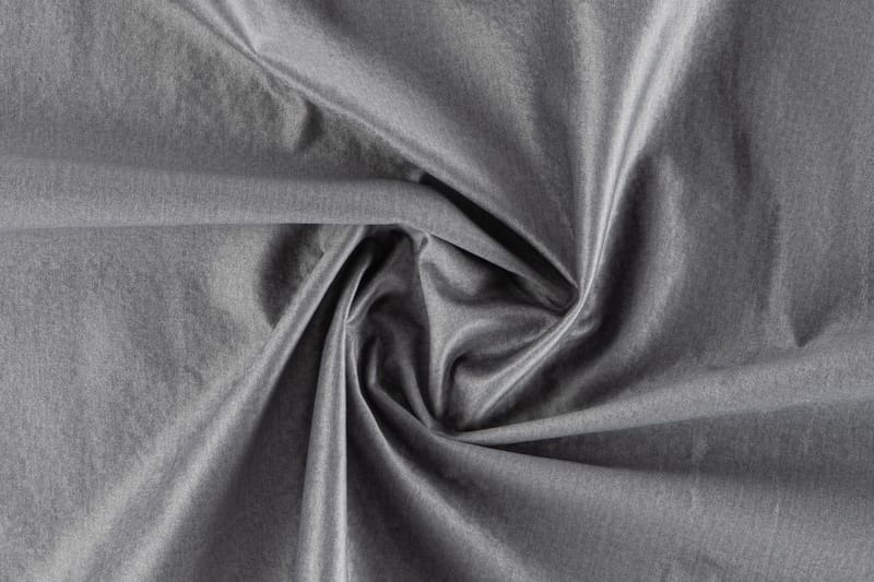 Komplett Sängpaket Rebeca 120x200 cm Djuphäftad Gavel - Ljusgrå|Sammet - Kontinentalsäng - Komplett sängpaket
