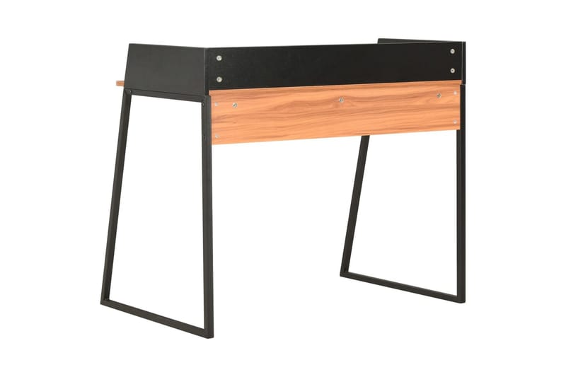 Skrivbord svart och brun 90x60x88 cm - Svart - Skrivbord - Datorbord