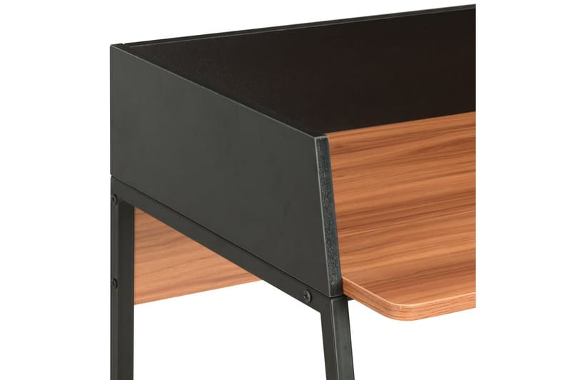 Skrivbord svart och brun 90x60x88 cm - Svart - Skrivbord - Datorbord