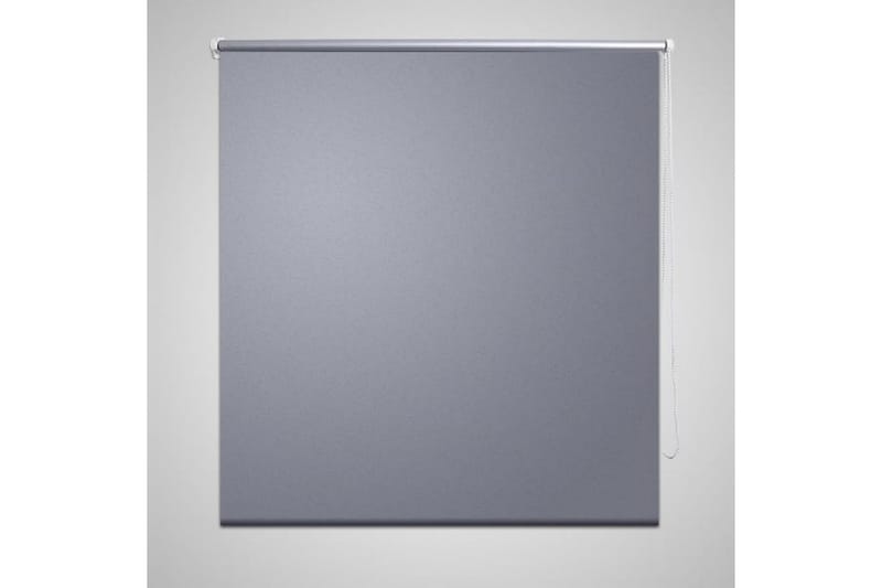 Rullgardin grå 120x175 cm mörkläggande - Grå - Rullgardin