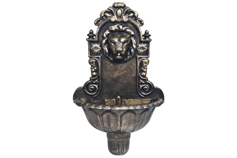 Väggfontän lejonhuvud brons - Brons - Väggdekor