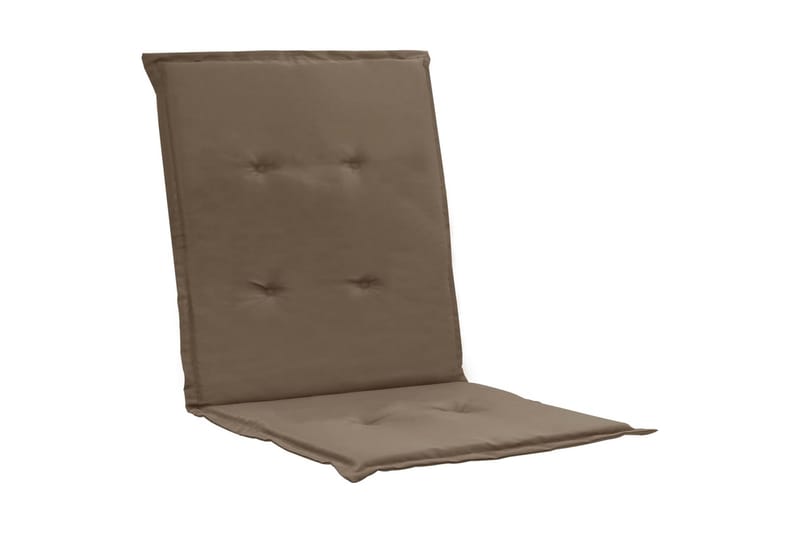 Sittdynor för trädgården 6 st taupe 100x50x4 cm - Sittdyna & ryggdyna utemöbler