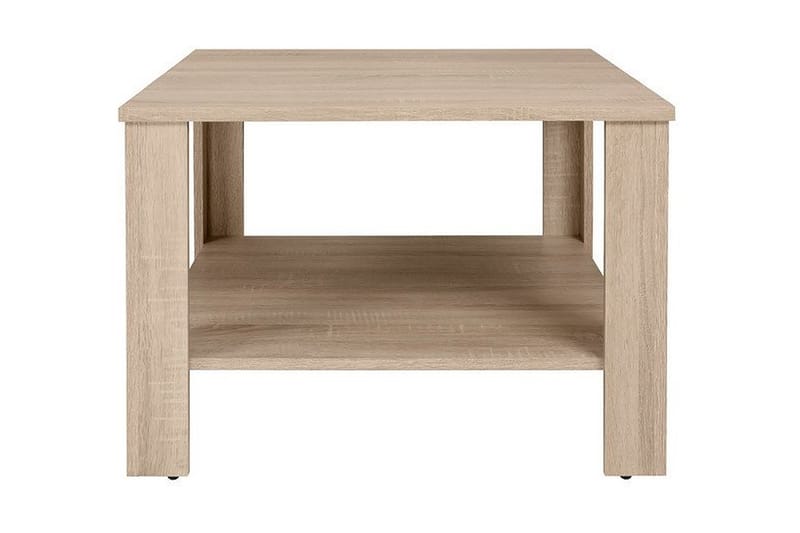 Soffbord Odensala 68 cm med Förvaring Hylla Ljus Ek - Trä/natur - Soffbord