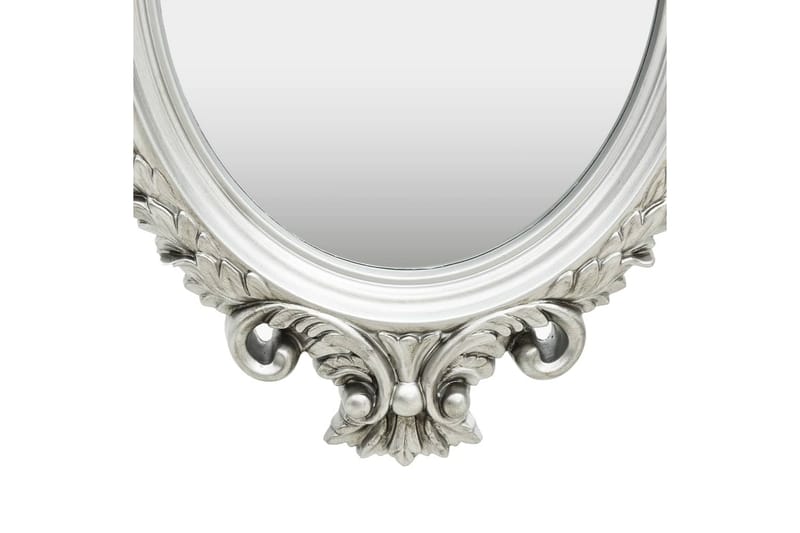 Väggspegel slottsstil 56x76 cm silver - Silver - Hallspegel - Väggspegel