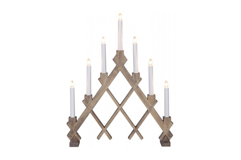Rut 7L träljusstake - Jullampor - Adventsljusstake