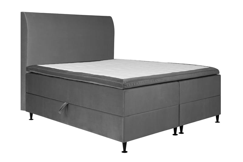 Sängpaket Chilla Pluss Förvaringssäng 160x200 cm  - Grå - Säng med förvaring - Komplett sängpaket