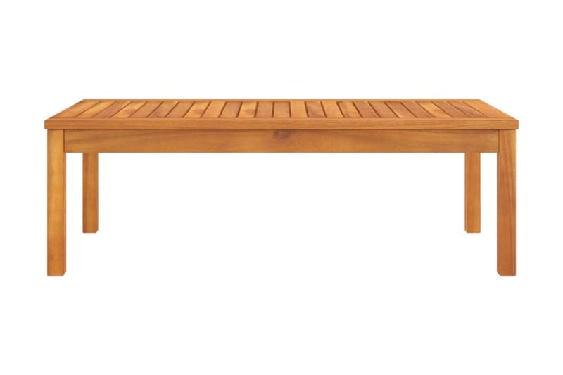 Soffbord 100x50x33 cm massivt akaciaträ - Brun - Loungebord & soffbord utomhus