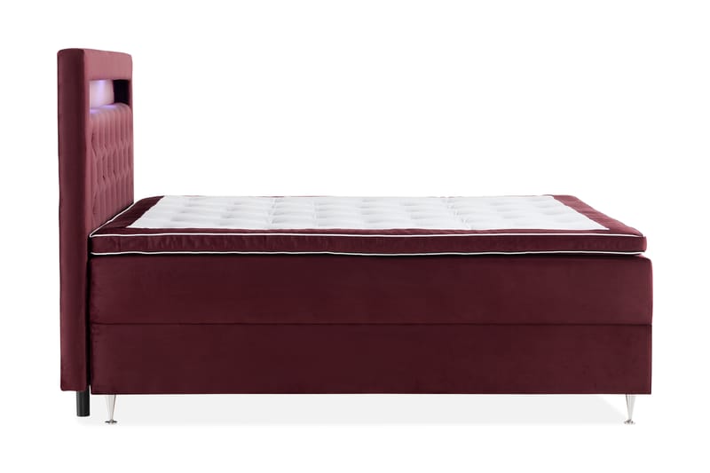Förvaringssäng Monopoli 160x200 - Röd - Dubbelsäng med förvaring - Säng med förvaring