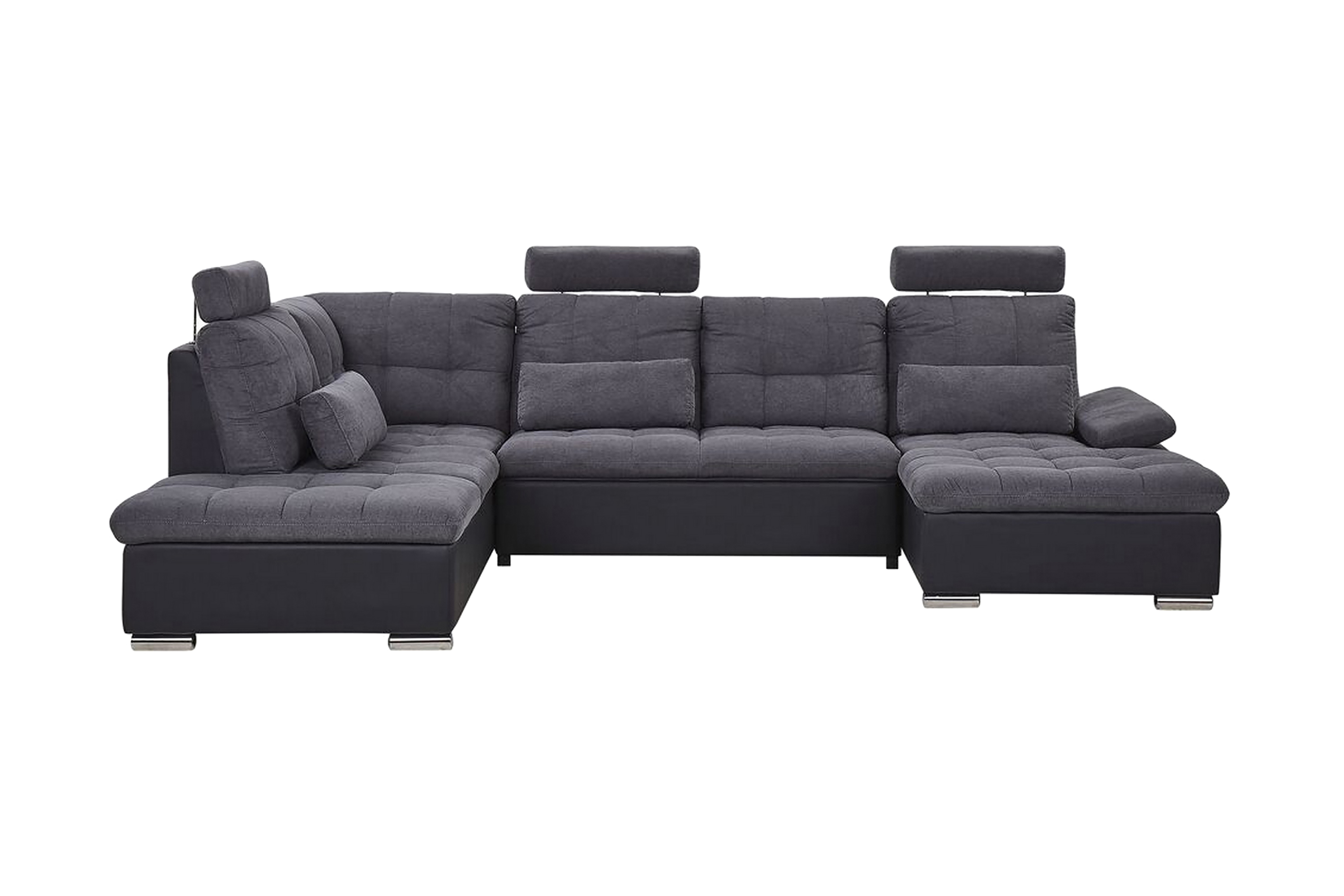 5-sits Bäddsoffa Elvestad med Förvaring Grå