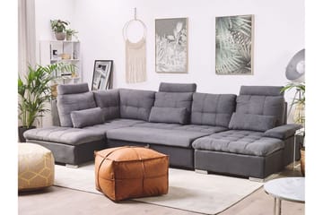 5-sits Bäddsoffa Elvestad med Förvaring - Grå - Möbler - Soffa - Bäddsoffa - Bäddsoffa längsbäddad