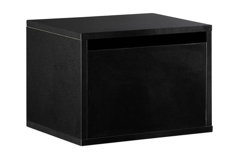 Sängbord Ferinto 35 cm - Svart - Sängbord & nattduksbord