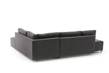 Bäddsoffa med Schäslong Cyprus Höger - Antracit/Svart - Möbler - Soffa - Bäddsoffa - Framåtbäddad bäddsoffa