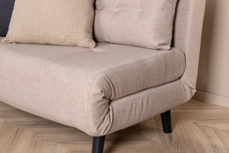 Vicky Bäddsoffa - Brun/Svart - Möbler - Soffa - Bäddsoffa - Framåtbäddad bäddsoffa