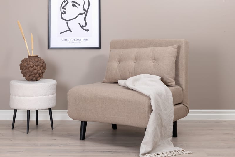Vicky Bäddsoffa - Brun/Svart - Möbler - Soffa - Bäddsoffa - Framåtbäddad bäddsoffa