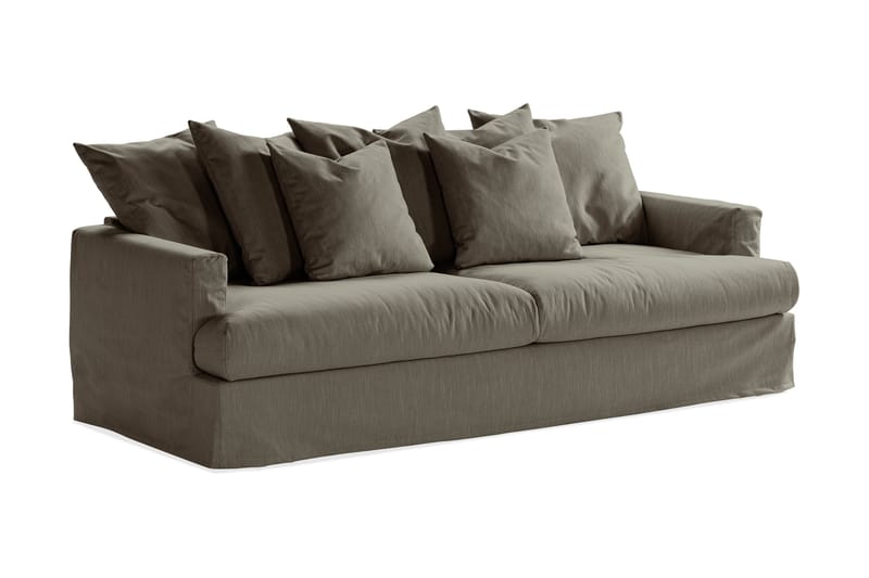 4-sits Soffa Armunia Tvättbar & avtagbar klädsel - Mörkgrön - 4 sits soffa