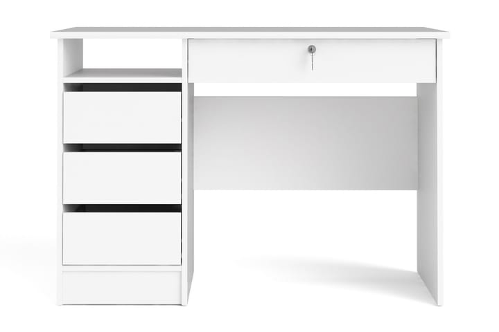 Skrivbord Falksa 109 cm - Vit - Skrivbord - Datorbord
