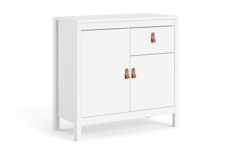 Sideboard Osterholm 38x82 cm - Vit/Natur - Sideboard & skänk