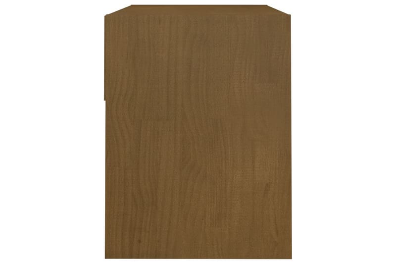 Sängbord honungsbrun 40x31x40 cm massiv furu - Brun - Sängbord & nattduksbord