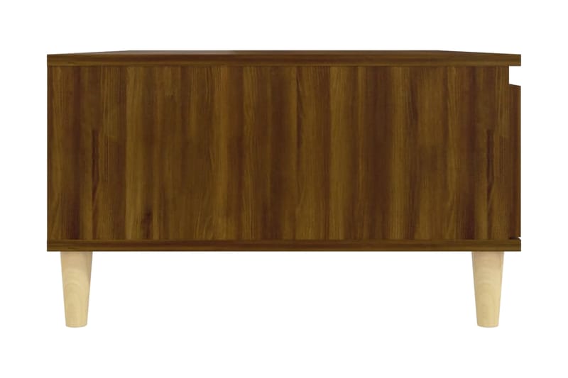 Soffbord brun ek 90x60x35 cm spånskiva - Brun - Soffbord