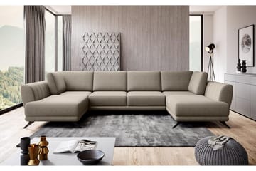 Bäddsoffa Dubbelschäslong Kazuma - Beige - Möbler - Soffa - Bäddsoffa - Bäddsoffa längsbäddad
