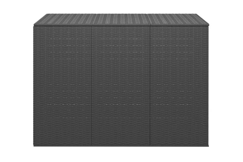 Dynbox PE-rotting 145x100x103 cm svart - Svart - Dynbox & dynlåda