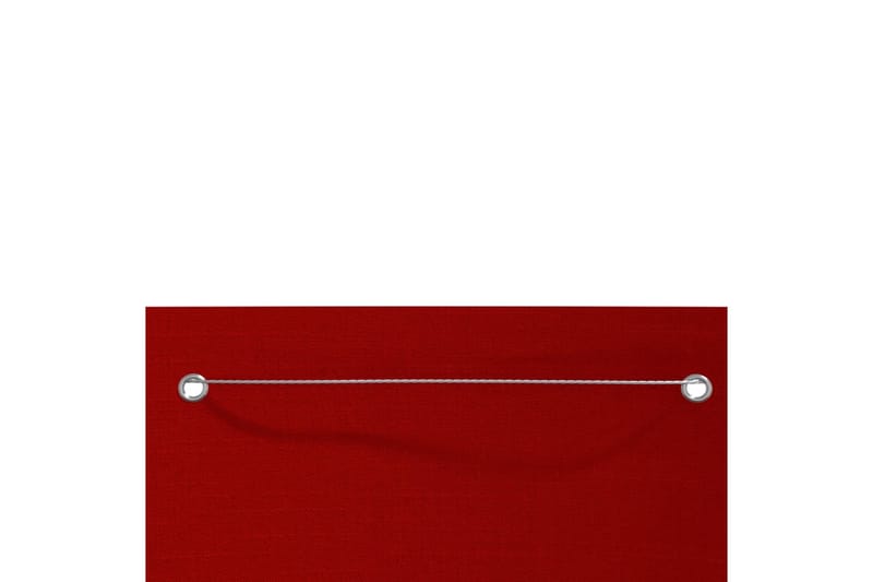Balkongskärm röd 160x240 cm oxfordtyg - Röd - Balkongskydd