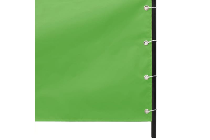 Balkongskärm ljusgrön 80x240 cm oxfordtyg - Ljusgrön - Balkongskydd