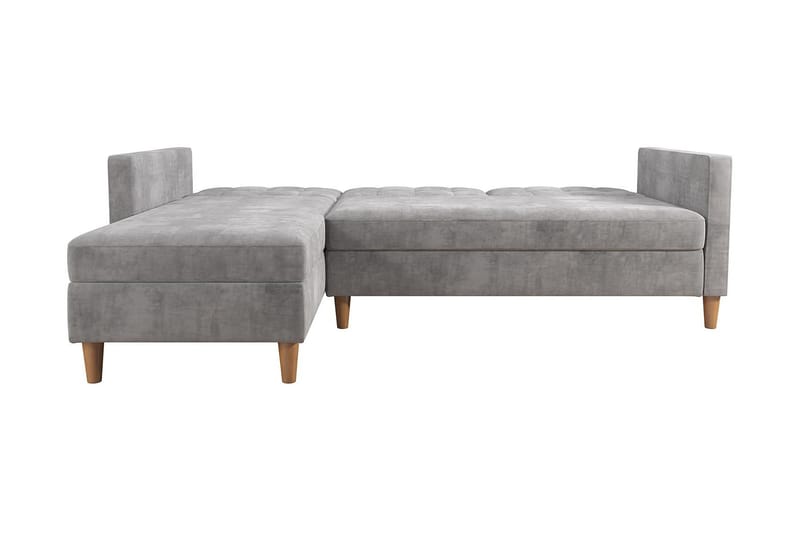 Bäddsoffa Hartford - Ljusgrå - Möbler - Soffa - Bäddsoffa - Bäddsoffa längsbäddad