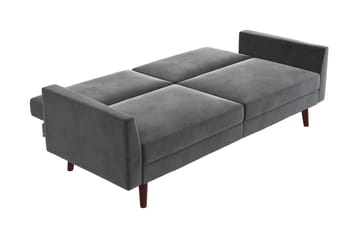 Bäddsoffa Juliana - Grå - Möbler - Soffa - Bäddsoffa - Bäddsoffa längsbäddad
