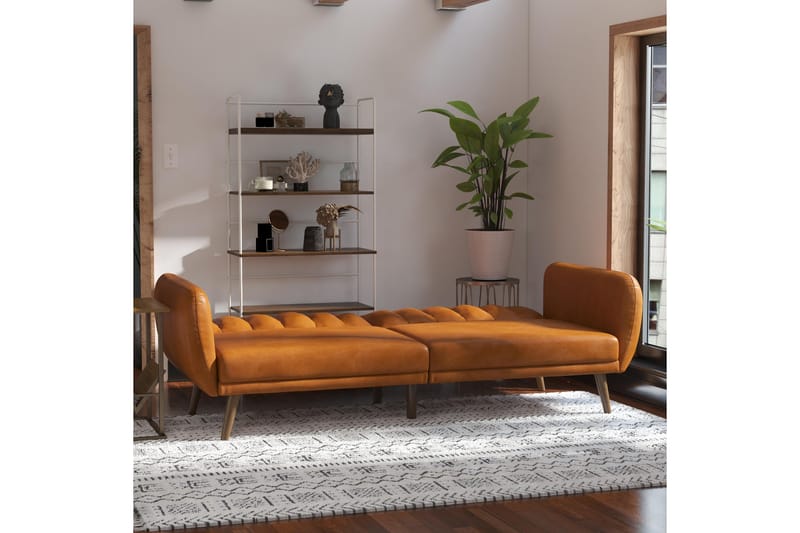 Bäddsoffa Brittany - Ljusbrun - Möbler - Soffa - Bäddsoffa - Bäddsoffa längsbäddad