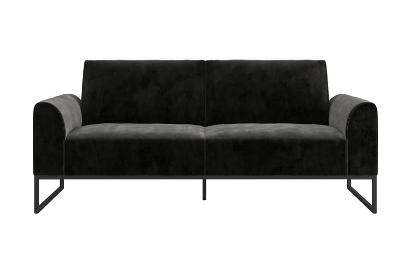 Bäddsoffa Adley - Svart - Möbler - Soffa - Bäddsoffa - Bäddsoffa längsbäddad