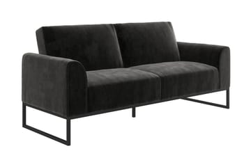 Bäddsoffa Adley - Svart - Möbler - Soffa - Bäddsoffa - Bäddsoffa längsbäddad