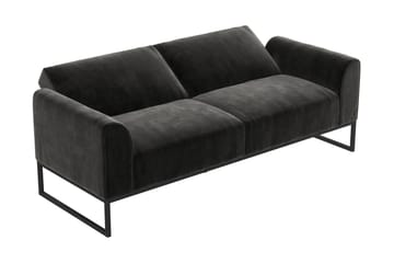 Bäddsoffa Adley - Svart - Möbler - Soffa - Bäddsoffa - Bäddsoffa längsbäddad