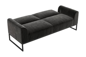 Bäddsoffa Adley - Svart - Möbler - Soffa - Bäddsoffa - Bäddsoffa längsbäddad