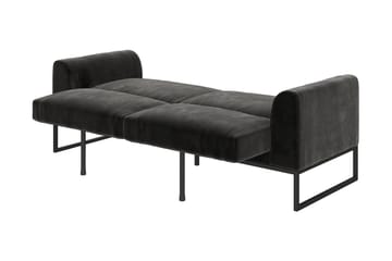 Bäddsoffa Adley - Svart - Möbler - Soffa - Bäddsoffa - Bäddsoffa längsbäddad
